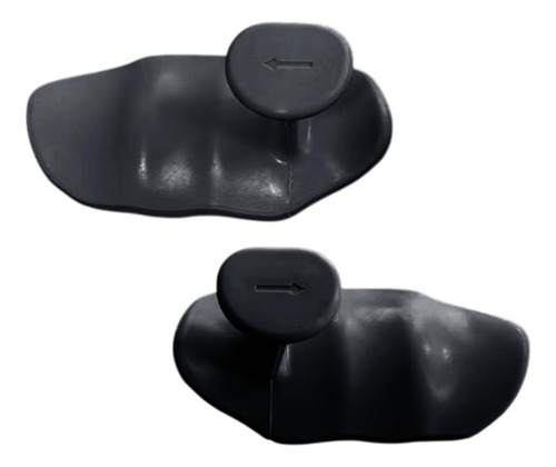 2 Piezas De Gimnasio Levantamiento De Pesas Palma Palm Negro