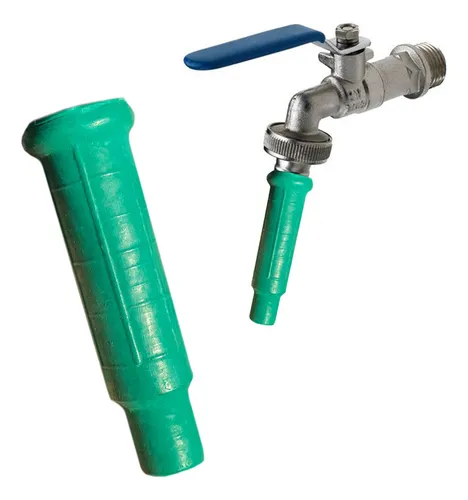 Corta Chorro Goma Recto Varios Colores X5uni. Verde