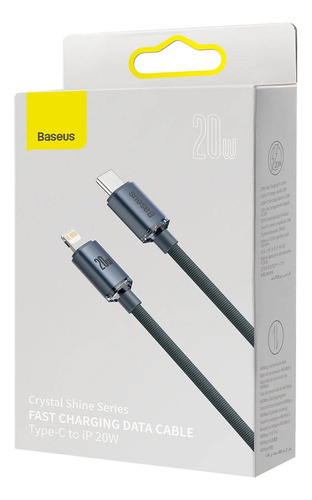 Cable Baseus Usb C iPhone iPad Original 20w 1 Metros