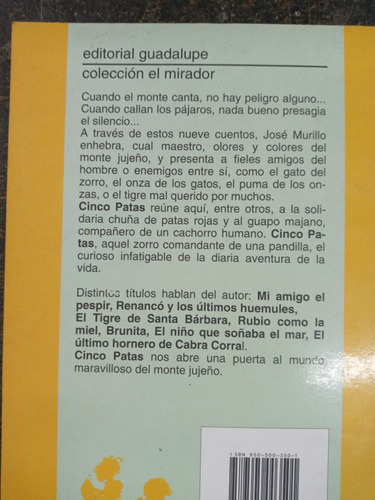 Imagen 2 de 3 de Cinco Patas * Jose Murillo * Guadalupe *