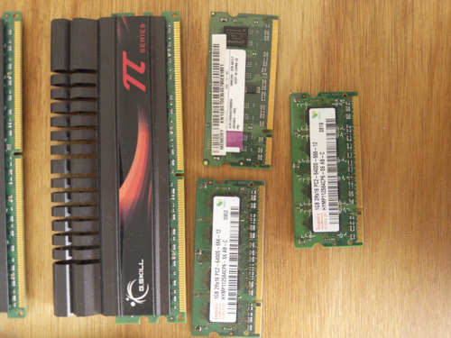 Lote De 8 Memorias Ram Surtidas G Skill Kingston