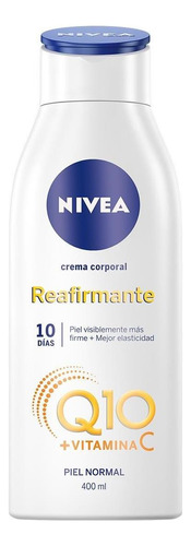 Crema Nivea Corporal Reafirmante Q10 + Vitamina C X 400 Ml