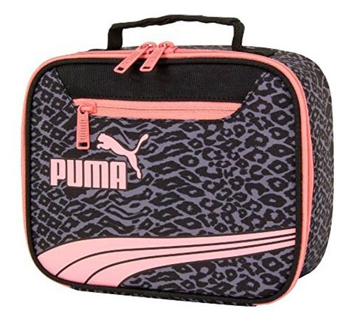 Puma Forma Stripe Cheetah Print Lunch Box - Rosa Ol4bc