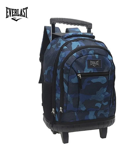 Mochila Everlast Con Carro Ruedas Reforzada Camuflada | Envío gratis
