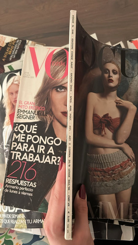 Lote De 8 Revistas Vogue España París (Usado)