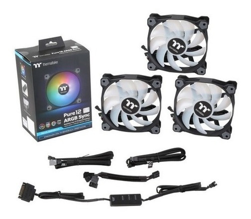 Thermaltake Rgb Fan X 3 Pack+ Controlador Obsequio