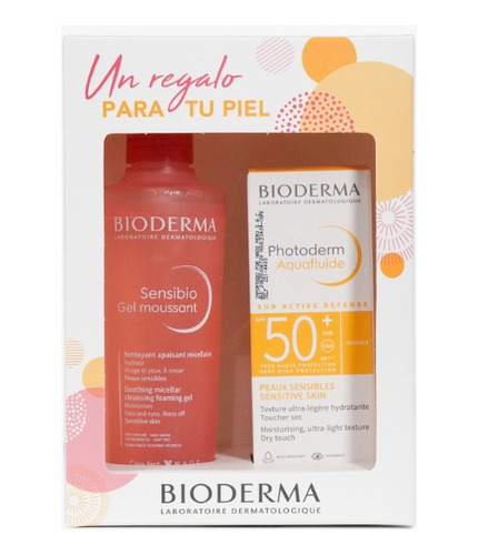 Bioderma Sensibio Gel Moussant+photoderm Aquafluido Neutro