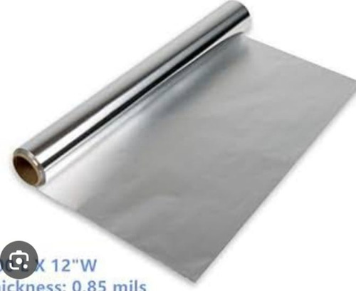 Pack De 2 Pz De Rollo De Papel Aluminio De 20 Metros C/u