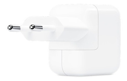 Cargador Adaptador Apple Usb 12w iPad iPhone Color Blanco