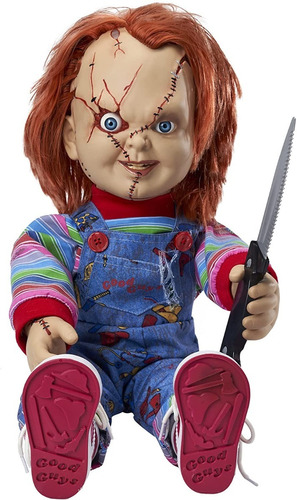 Chucky Tamaño Real Con Sonido En Inglés Spirit Of Halloween