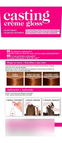 Casting Creme Gloss - Loreal - Tinte Sin Amoniaco
