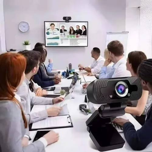Camara Webcam Usb Con Micrófono Teletrabajo Videoconferencia