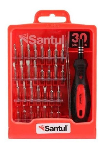 Desarmador Santul 8095 Tipo Ratchet Puntas Intercambiables