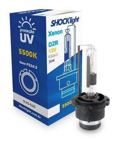 Lâmpada Xenon D2r 5500k 35w 12v Shocklight