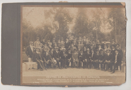 1910 Fotografia En Colon Del Centro Practicantes De Farmacia