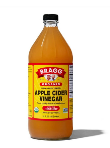 Vinagre Bragg Sidra Manzana Organico 32 Onzas Importado W01