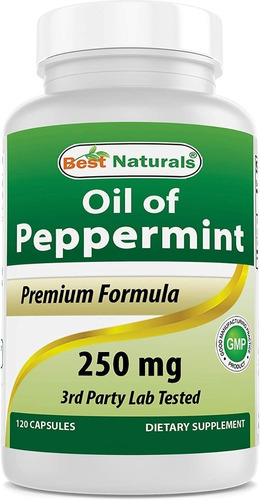 Best Naturals | Peppermint Oil | 250mg | 120 Capsules