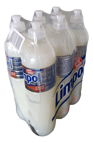 Detergente Liquido Limpol 500ml Coco Kit Com 24