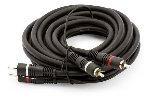 Cabo 2rca M P/ 2rca M 5mts C/ Terra Som Automotivo 10 Und