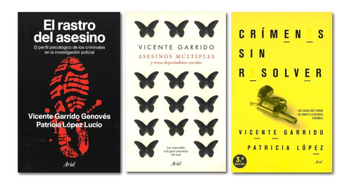 Libros Vicente Garrido Genovés Crimenes Y Asesinos 3 Libros 