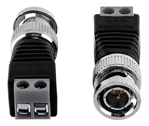 Conector Para Câmera Bnc Borne Conex 1000 10 Peças Intelbras