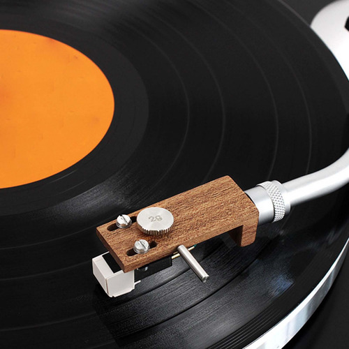 Tocadiscos Headshell Accesorio De Madera Phono Lp Audio