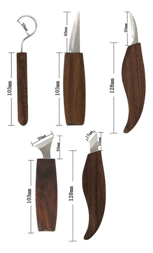 Kit De Pasatiempos Para Tallar Madera Juego De 5 Piezas