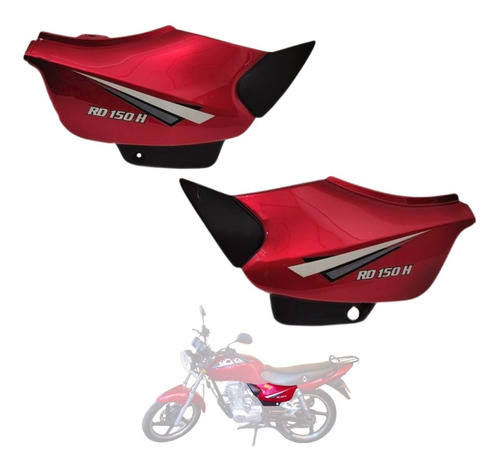 Juego Cacha Bajo Asiento Mondial Rd 150 H Rojo Original