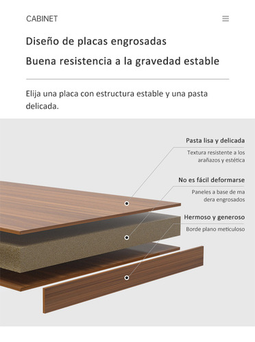 Escritorio De Computadora Gabinetes De Archivos Combinados Marrón