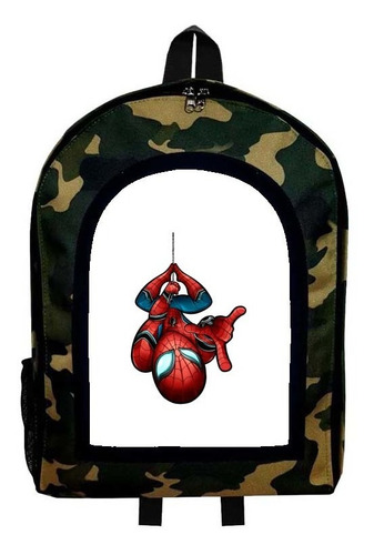 Mochila Camuflada Spider Man Modelo 104