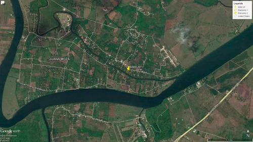 Venta Terreno 5000 M2 Frente Al Estero De Juana Moza Tuxpan Veracruz