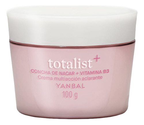 Totalist Crema Aclarante Multiacción Concha De Nacar Yanbal