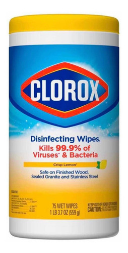Clorox Toallitas Desinfectantes 78 Pz 1 Bote