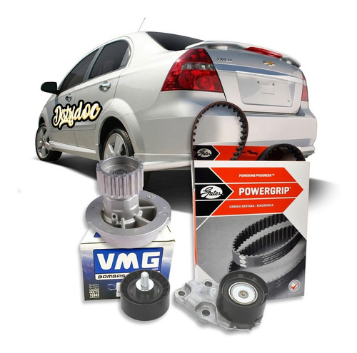 Kit Distribucion C Bomba Correa Gates Chevrolet Aveo 1.6 16v