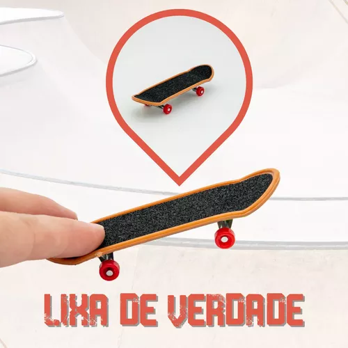 Kit 4 Skate De Dedo Mini Com Lixa Fingerboard Truck - AuShopExpress - Skate  de Dedo - Magazine Luiza