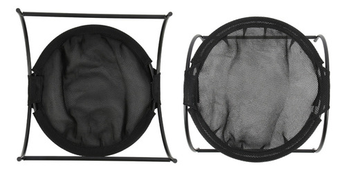 Para Hamaca For Gatos, De Acero Inoxidable, De Lona,