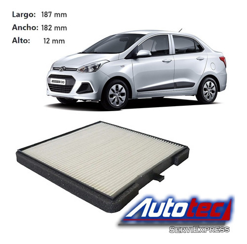 Filtro De Polen Hyundai Grand I10 Del 2014 Al 2018