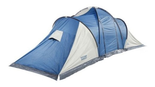 Carpa 9 Personas 3 Dormitorios Con Doble Techo Living Bolso
