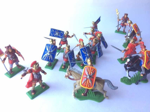 Soldados Romanos Gladiadores 1 Soldaditos De Plástico