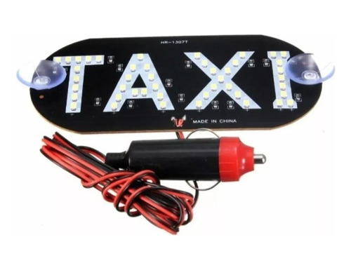 Letrero Taxi Led Luminoso Para Parabrisas Auto