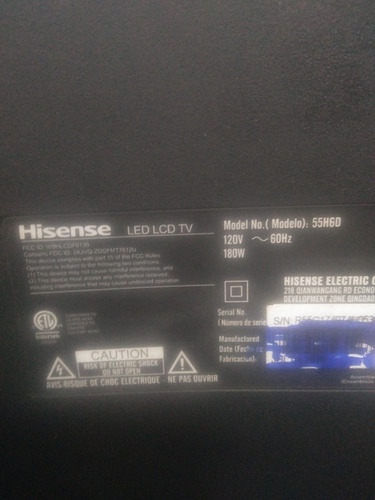 Leds De Hisense Modelo 55h6d Trabajando Horiginales 