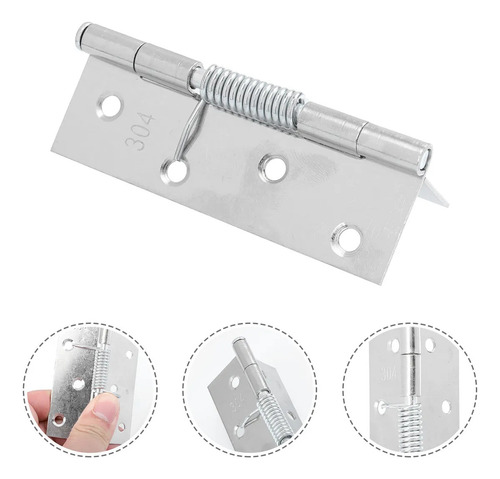 Bisagra De Resorte De Acero Inoxidable, 4 Piezas