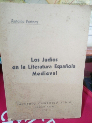 Los Judíos En La Literatura Española Medieval