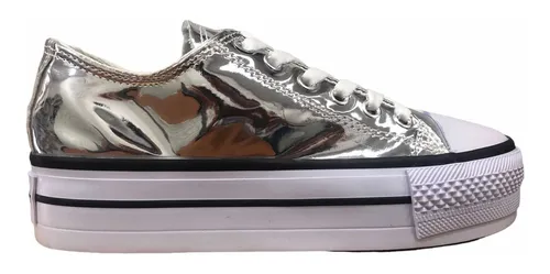 Zapatilla Plataforma Star Espejada Charol consulte X Mayor