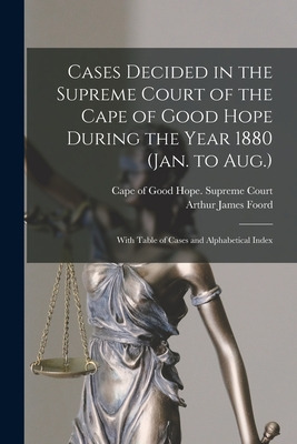 Libro Cases Decided In The Supreme Court Of The Cape Of G...