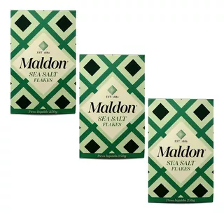 Sal Maldon SAL MALDON Ingles Inglaterra Sal em caixa sem glúten