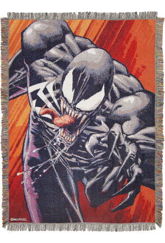 Marvels Venom, Viene A Por Ti Manta De Tapiz Tejida, 48 X 60