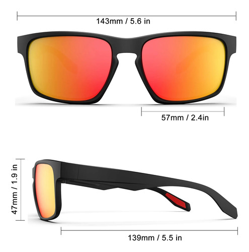 Nuevas Gafas De Sol Deportivas Cuadradas Para Hombre Y Mujer