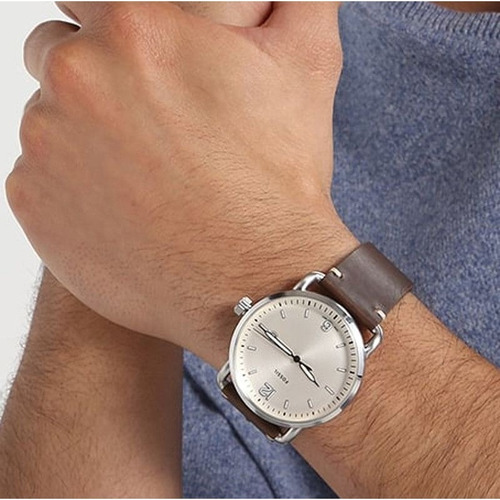 Reloj Fossil Cuero Para Hombre. 100% Original