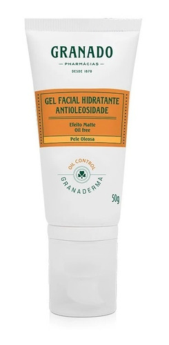 Imagem 2 de 3 de Granaderma Gel Facial Hidratante Antioleosidade Granado 50g